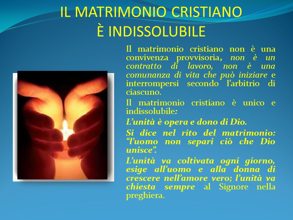 Quello che ci siamo detti sul matrimonio cristiano - ppt scaricare